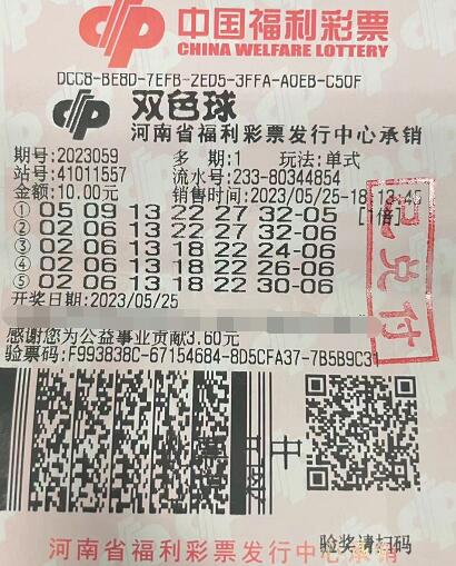 守号+自选 河南老彩民喜中双色球552万元