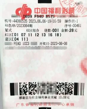 心潮澎湃，广东惠州彩民高考前夜喜中双色球599万