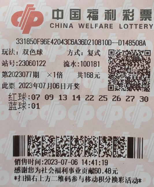 幸运加倍 黑龙江大庆17人共享双色球一等奖