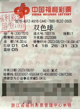 守号一年 浙江95后小伙儿淡定领取双色球610万大奖