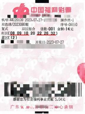 广东江门彩民复式投注喜中双色球670万元
