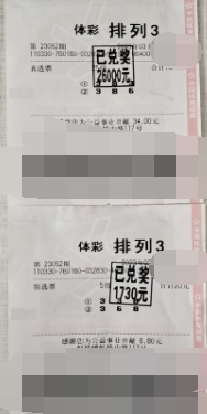 浙江温州家庭生日组幸运号 赢取“排列3”2万余元