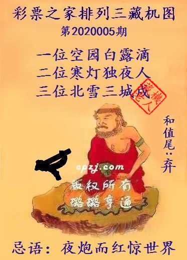 排列三第2020005期藏机图谜：夜炮而红惊世界