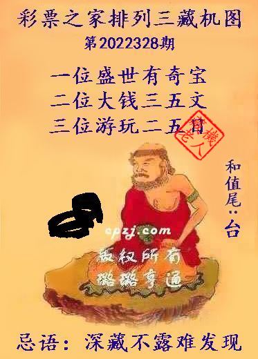 排列三第2022328期藏机图谜：深藏不露难发现