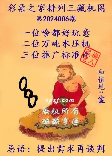 排列三第2024006期藏机图谜：提出需求再谈判