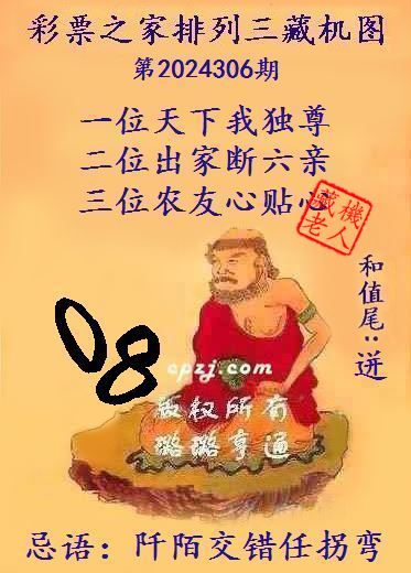 排列三第2024306期藏机图谜：阡陌交错任拐弯