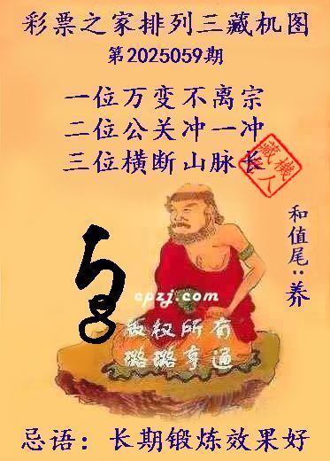 排列三第2025059期藏机图谜：长期锻炼效果好