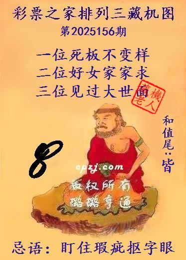 排列三第2025156期藏机图谜：盯住瑕疵抠字眼