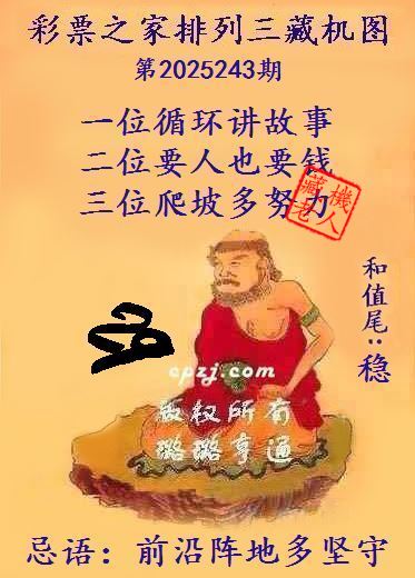 排列三第2025243期藏机图谜：前沿阵地多坚守