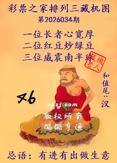 排列三第2026034期藏机图谜：有进有出做生意