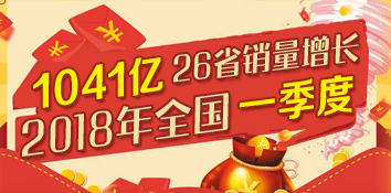 2018年全国一季度售彩1041亿