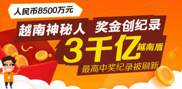 越南神秘人中3千亿越南盾创纪录