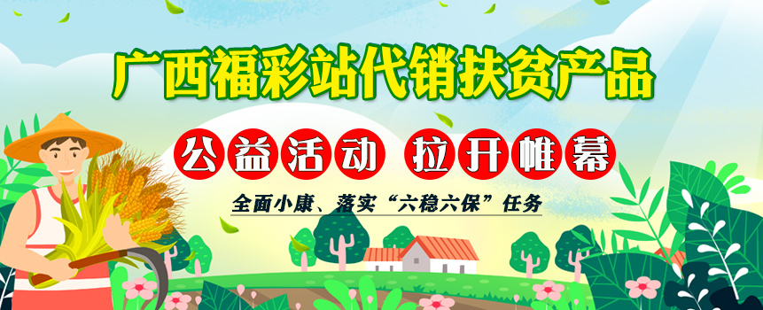 广西福彩站代销扶贫产品专项公益活动拉开帷幕