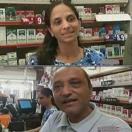 巨奖商店的店主Patel和他的丈夫Mitul