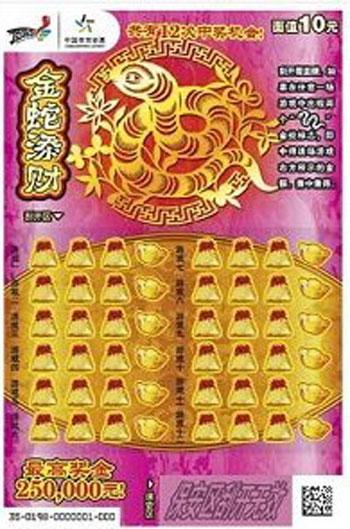 2013年春节前，“金蛇添财”上市