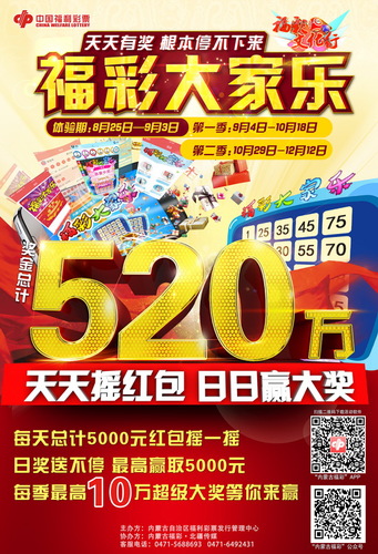 全票种心动促销 “福彩大家乐”活动惊艳来袭