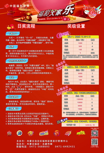 福彩大家乐游戏活动具体流程图