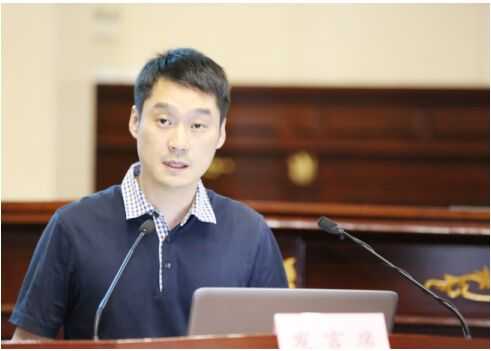 河南体彩中心副主任韩宇在全国体彩业务工作会上做经验介绍