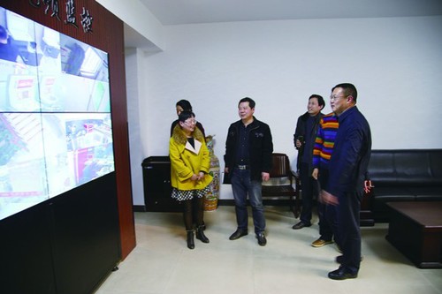 安徽蚌埠福彩第一个中福视频监控系统正式启用