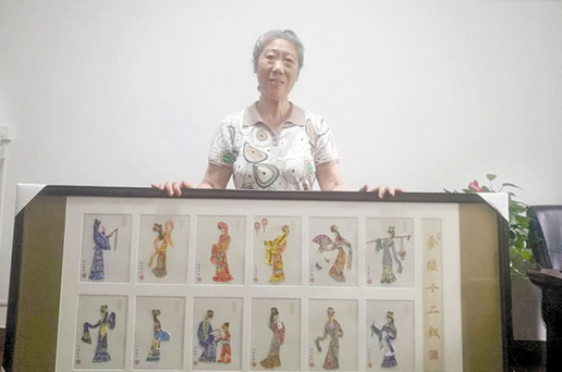 贺桂华老师与《金陵十二钗》作品