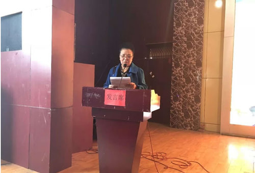 周口市民政局副局长孙光涛发言