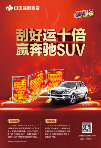 刮“好运十倍”赢奔驰SUV