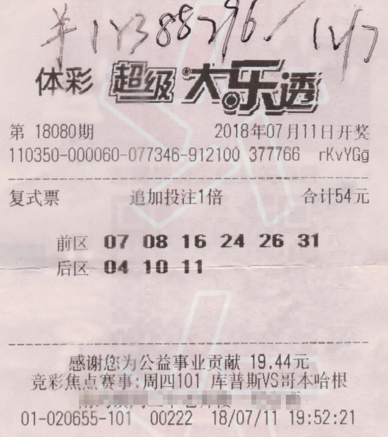 福建老彩民中体彩大乐透1238万太兴奋：先叫朋友扇一巴掌