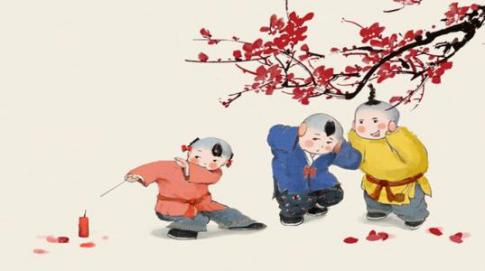习俗三：放鞭炮