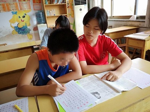 燕玮靖格外珍惜自己的学习时光
