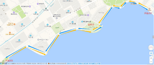 “时尚健康跑”活动共选定了最具青岛元素、风景最美的四条线路