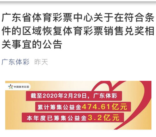 广东体彩迎来复市 你准备好了吗？