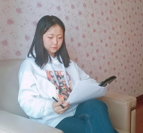 内蒙古师范大学动画专业大三学生张正
