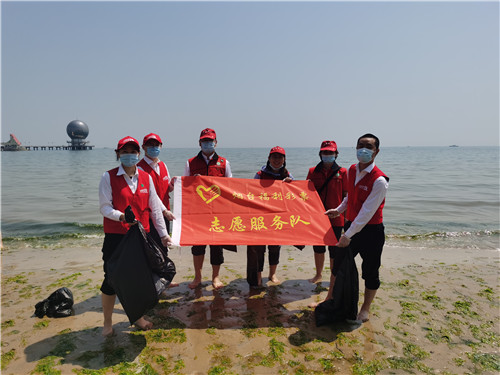 保护海洋 守护未来 烟台福彩参加全国放鱼日增殖放流志愿活动