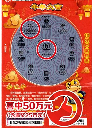 天津彩民中奖彩票