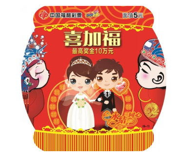 “喜加福”票样