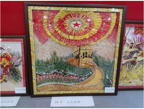 获奖作品《众志成城》