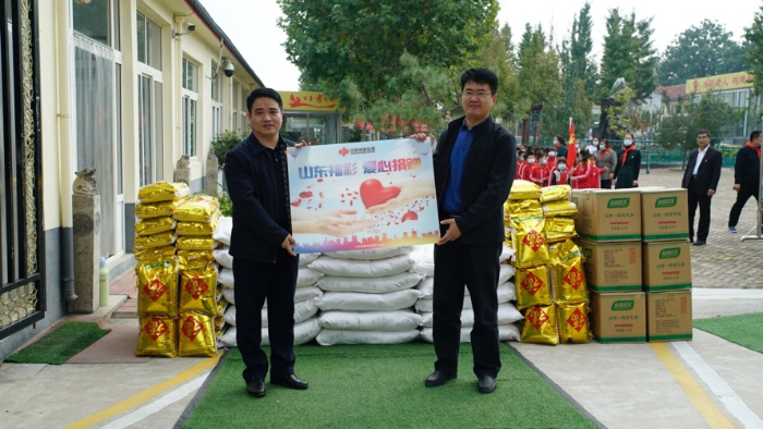 省福彩中心为敬老院捐赠生活物资