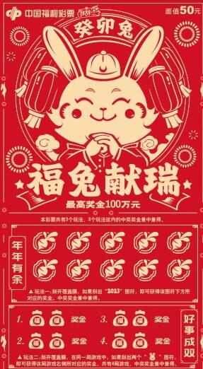 福兔献瑞生肖主题票