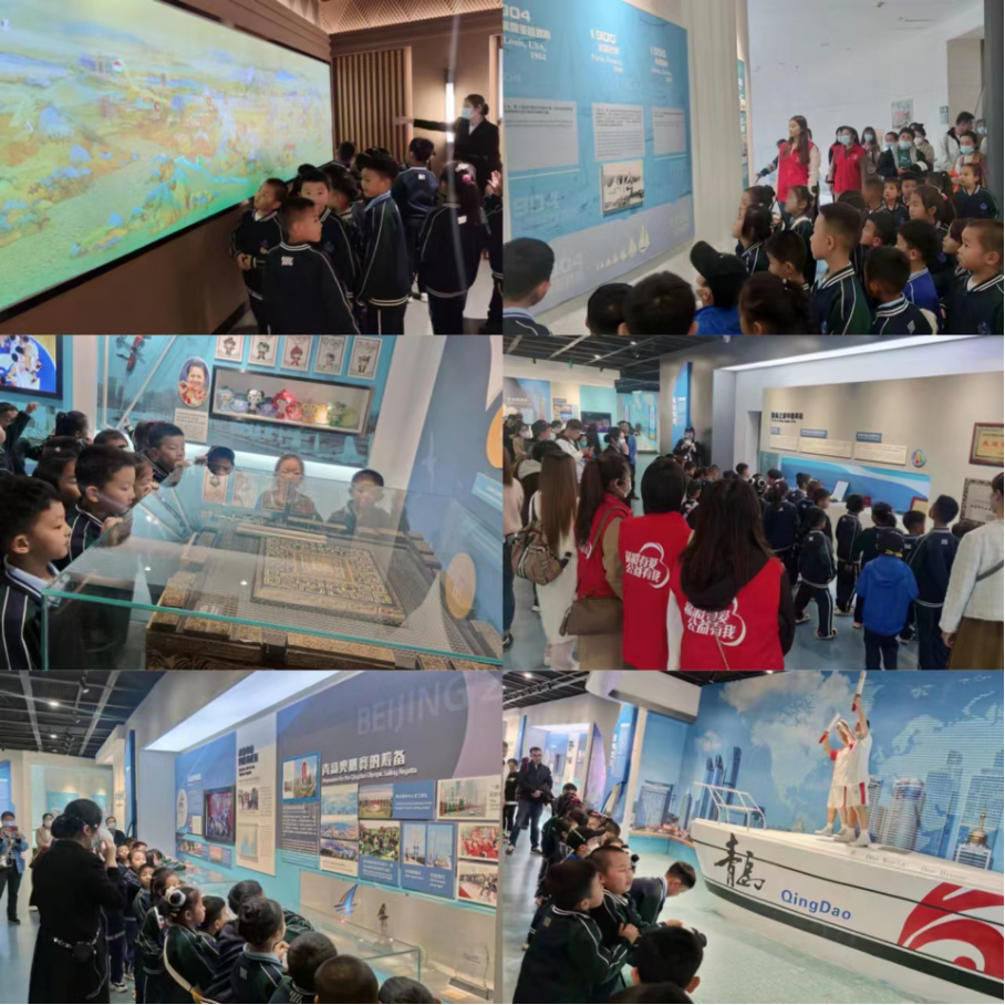 参观上合组织青岛峰会展览馆