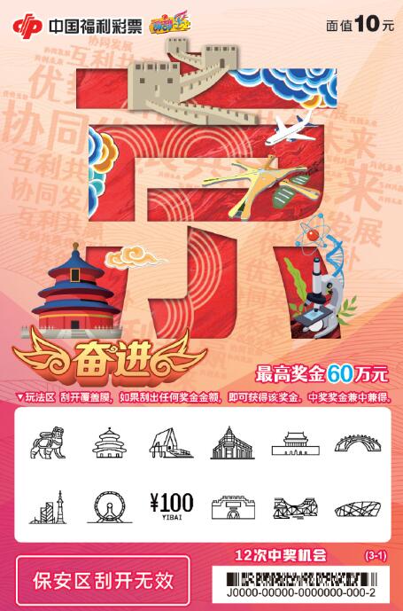 中奖示意图
