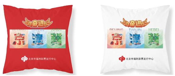 网红打卡区拍照送福彩定制抱枕